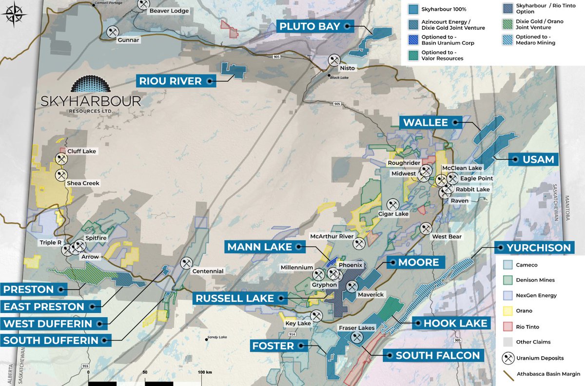 Skyharbour_SYH's tweet photo. September and October have been very eventful months for Skyharbour: 

📄Various option agreements signed 
⚒️Continued exploration by us and partner companies 
📍2022 spring drilling assays at Moore Lake 
🏛️Trading on the OTCQX 

$SYH $SYHBF 

https://t.co/YVfhgu8tFA https://t.co/XSvh0Snt9L