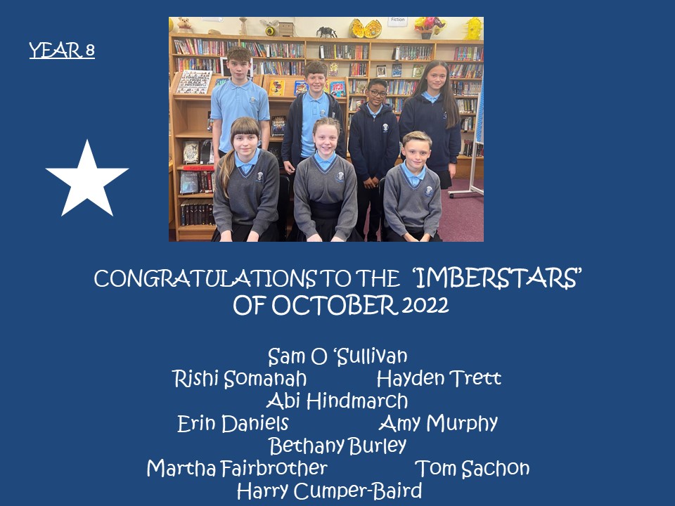imberhorne's tweet photo. Congrats to our first Imberstars of 2022-2023. We hope you enjoyed your rewards. We conclude the half term with a staggering 151,412 achievement points awarded to students in total. A whole lot of positivity 😀✨ #showrespect #beready #havepride https://t.co/QLgvnQrs4i