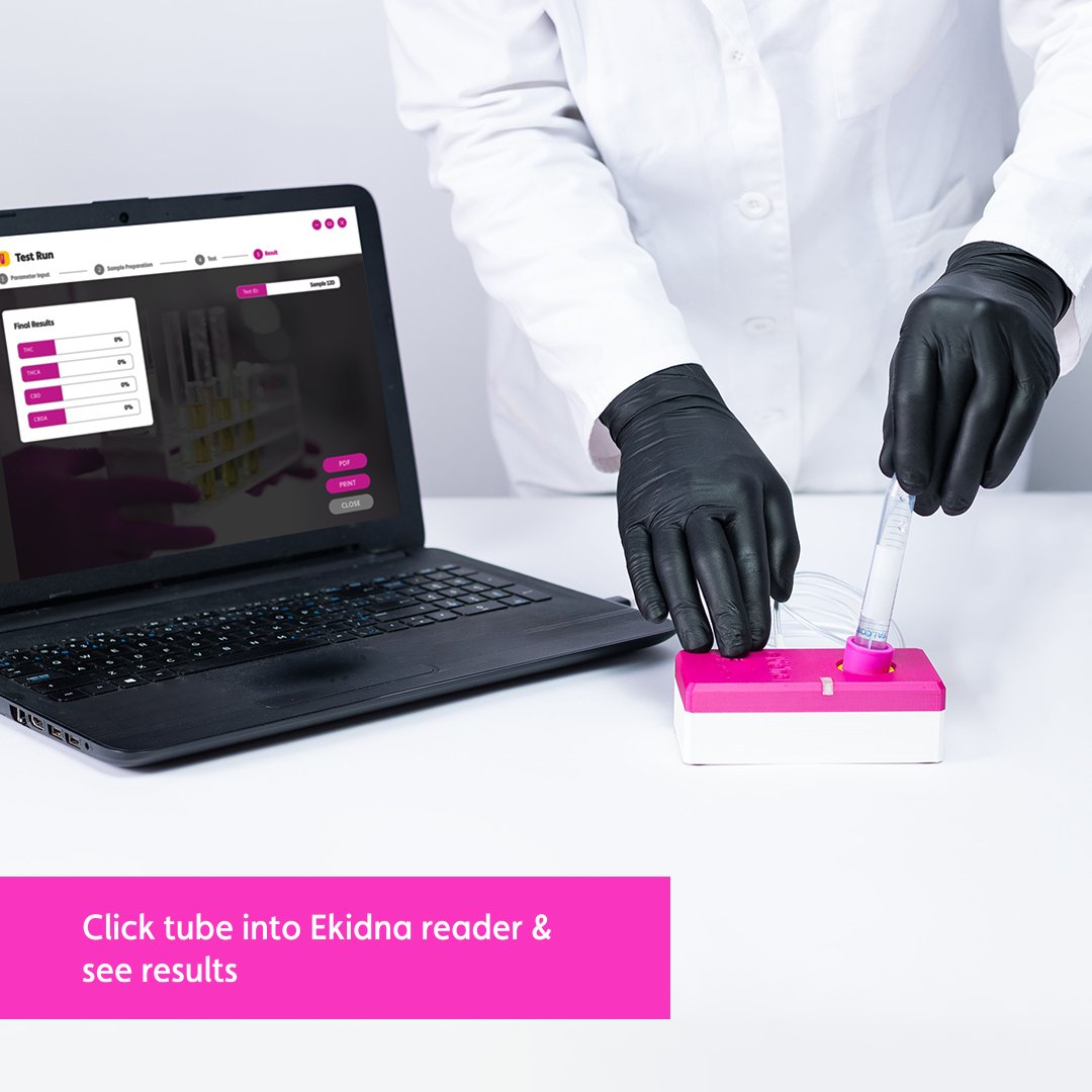 EkidnaSensing's tweet photo. #TESTYOURSTRENGTH With our test kit, it's easier than ever to test your samples and receive easy, accurate results each time. Here are the steps for testing a dry flower sample: https://t.co/tW4G9yd1q6