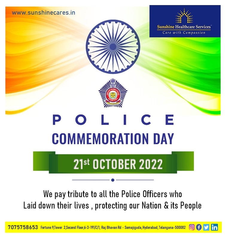 SunshineHomeca2's tweet photo. A salute to the Bravehearts of our Nation on Police Commemoration Day
#police #HyderabadPolice #HYDPOLICE #policedepartment #hyderabad #cmo #ghmc #PoliceCommemorationDay2022 
Cyberabad Police Commissionerate Cyber Crimes Wing Cyberabad Cyberabad Traffic Police Hyderabad https://t.co/Obvyiz9Q8D