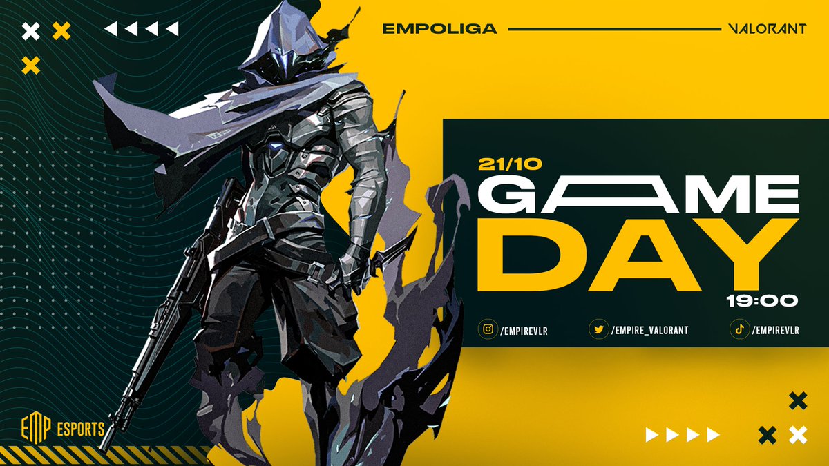 empire_valorant's tweet photo. 🤩Hoje Teremos mais um dia de @empoligaoficial Valorant!
Bora que bora da última vez ficamos em Segundo, porém Hoje queremos o Top 1!
Só Bora Buscar!
#goEMP https://t.co/f3ugn1A43r