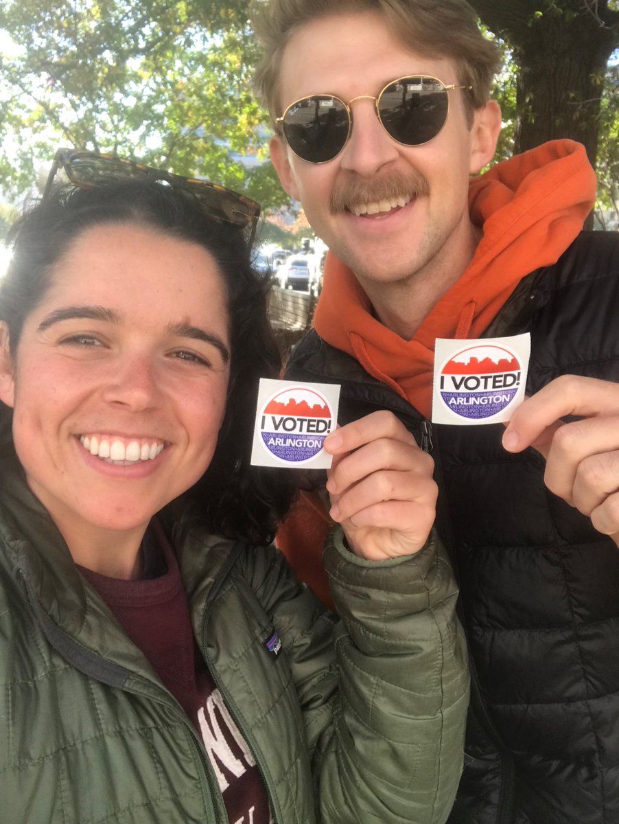 Proud early voters! Please please please do not sit this election out. Treating ourselves to coffee and scones to celebrate! @Matt4Arlington @DonBeyerVA @BethanyZSutton