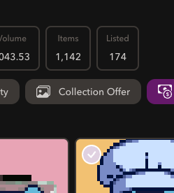 TopazMarket's tweet photo. 📊 Instant Liquidity &amp; Collection Offers

🚀 Buyers: place a bid on the whole collection with Collection Offers.

📈 Sellers: get instant liquidity on your NFTs by selling instantly into Collection Offers. https://t.co/Fqn5BTBQW7