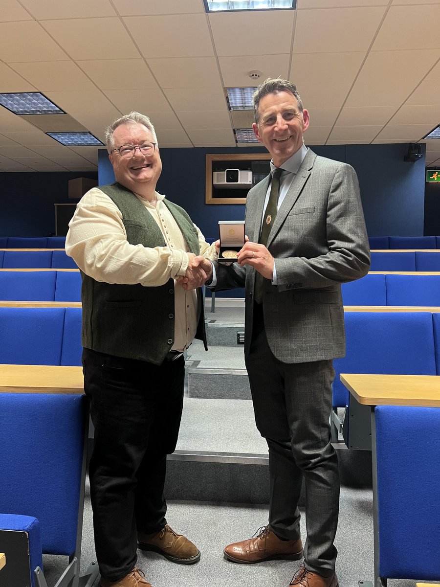 UlsterMedSoc's tweet photo. Many thanks to @BrianwDolan, the recipient of the 2022 Sir Thomas and Lady Dixon Medal, for inspiring us to #endPJparalysis at last night's lecture. A captivating talk highlighting the diverse physical, mental and societal consequences of deconditioning. #makinghealthcarebetter https://t.co/WQkkQalCMW