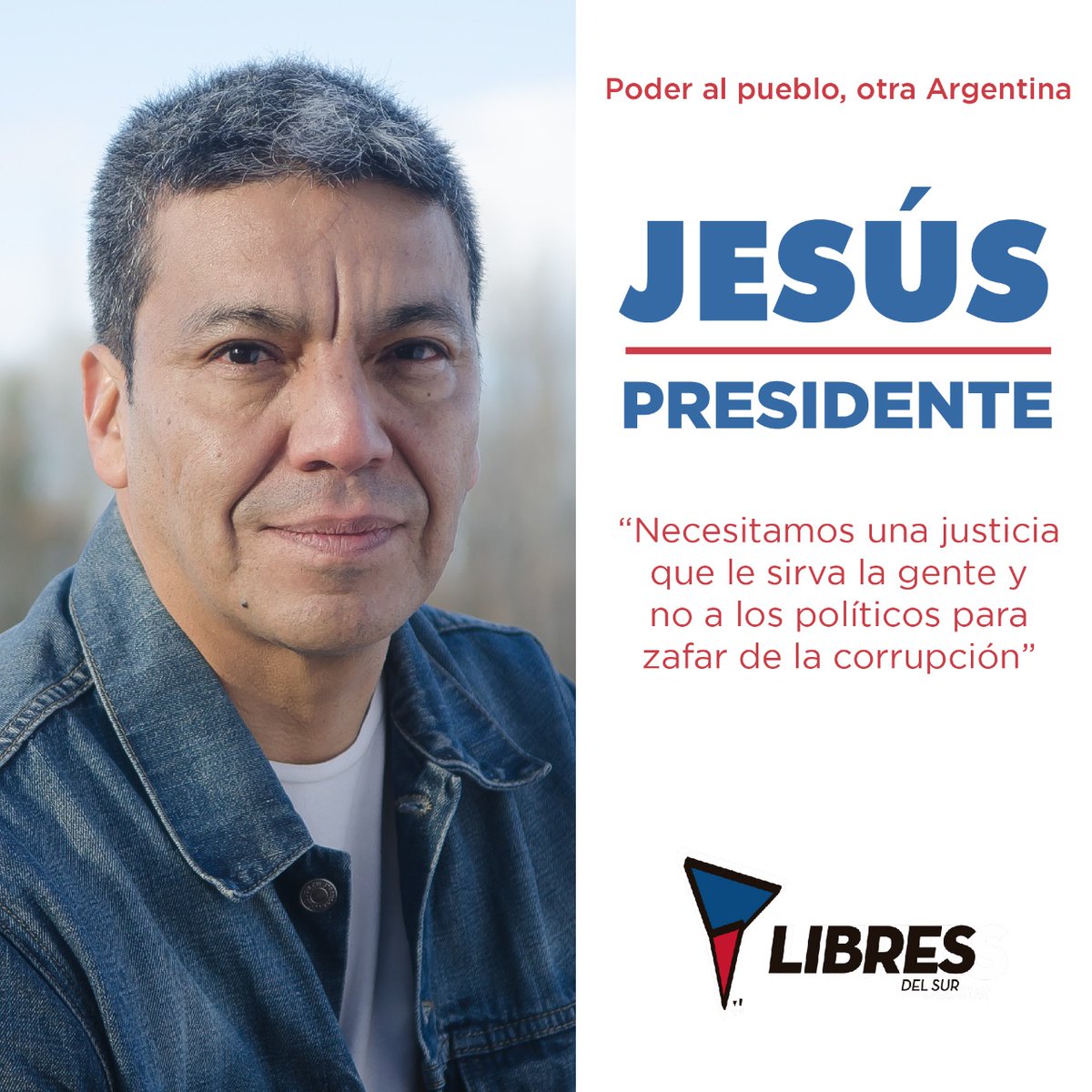 Necesitamos terminar con este modelo de impunidad y corrupción para que la sociedad recupere la credibilidad en las instituciones. Para eso necesitamos una justicia transparente que resuelva los problemas de la gente. #JesusPresidente