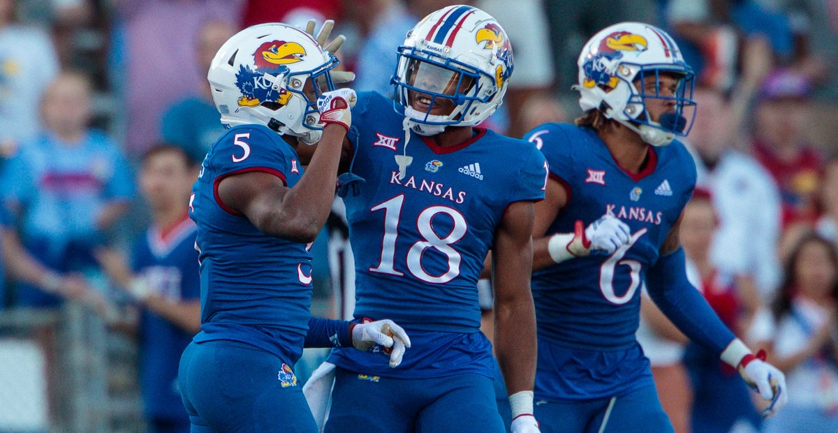 Kalon Gervin has been putting together a very strong season. Opposing quarterbacks are only completing 53.7% of their passes to receivers Gervin is covering. #KUfball

With Cobee Bryant likely out this weekend, you'll be seeing Gervin on the outside more: 247sports.com/college/kansas…