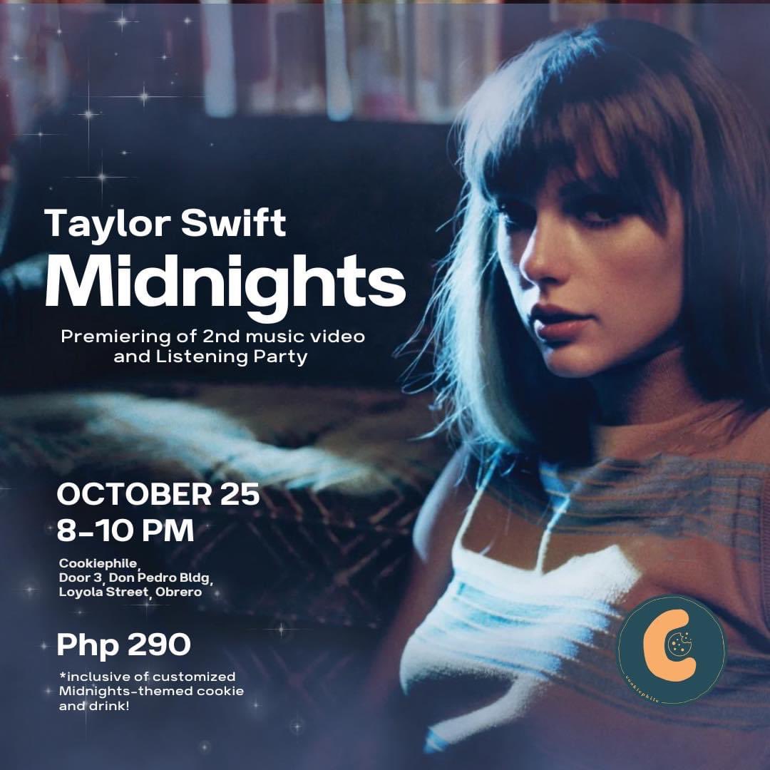 kylecigersario's tweet photo. 𝐀𝐧𝐝 𝐣𝐮𝐬𝐭 𝐥𝐢𝐤𝐞 𝐜𝐥𝐨𝐜𝐤𝐰𝐨𝐫𝐤, 𝐌𝐢𝐝𝐧𝐢𝐠𝐡𝐭𝐬 🕰️ 𝐜𝐚𝐦𝐞 𝐭𝐨 𝐬𝐚𝐯𝐞 𝐨𝐮𝐫 𝐬𝐥𝐞𝐞𝐩𝐥𝐞𝐬𝐬 𝐧𝐢𝐠𝐡𝐭𝐬

TAYLOR SWIFT MIDNIGHTS LISTENING PARTY + PREMIERING OF 2ND MV

October 25
8:00pm-10:00pm

(1/3) https://t.co/nFMyGChAGZ