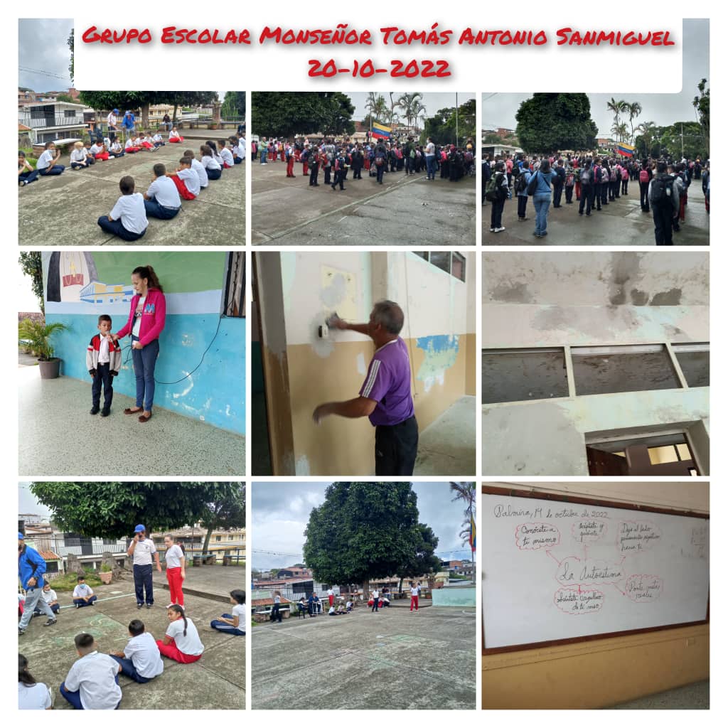E.B Monseñor Sanmiguel 
Actividades realizadas el día 20 de Octubre .
#juntosregresemosalaescuela
@nicolasmaduro 
@mppeducacion
@_laavanzadora 
@amemoseducar 
@berzabethg1 
@freddybernalven 
@gobernaciondeltachira
@divisiondeinvestigacionzet 
@crazet18
