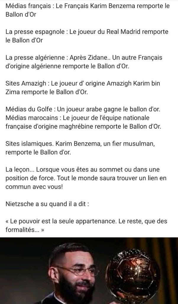 #Lu quelque part ....