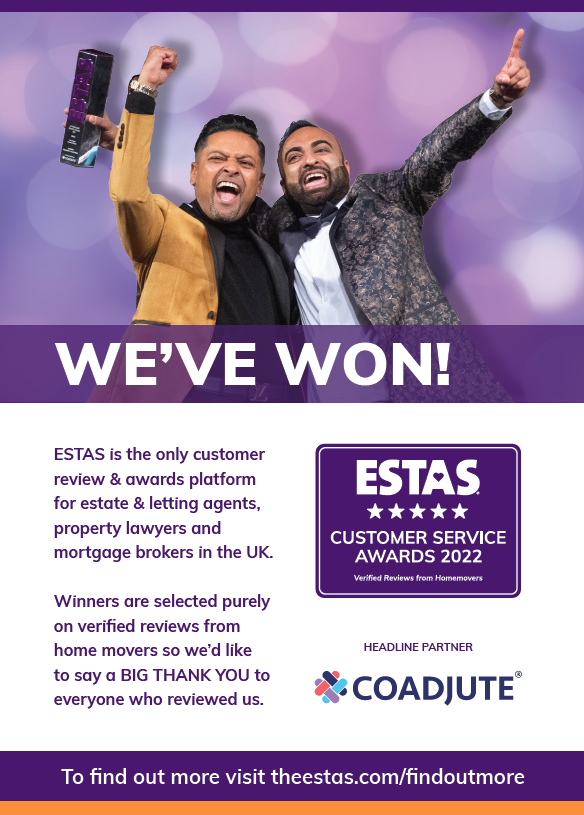 CTWsolicitors's tweet photo. We have only gone and done it again.... 2022 winners at the annual ESTAS. 

A BIG thank you from all of us here at CTW to all our clients for getting us here and a very well done to the whole team at CTW on this achievement 🥳🏆 https://t.co/2IXsZ9cCYO