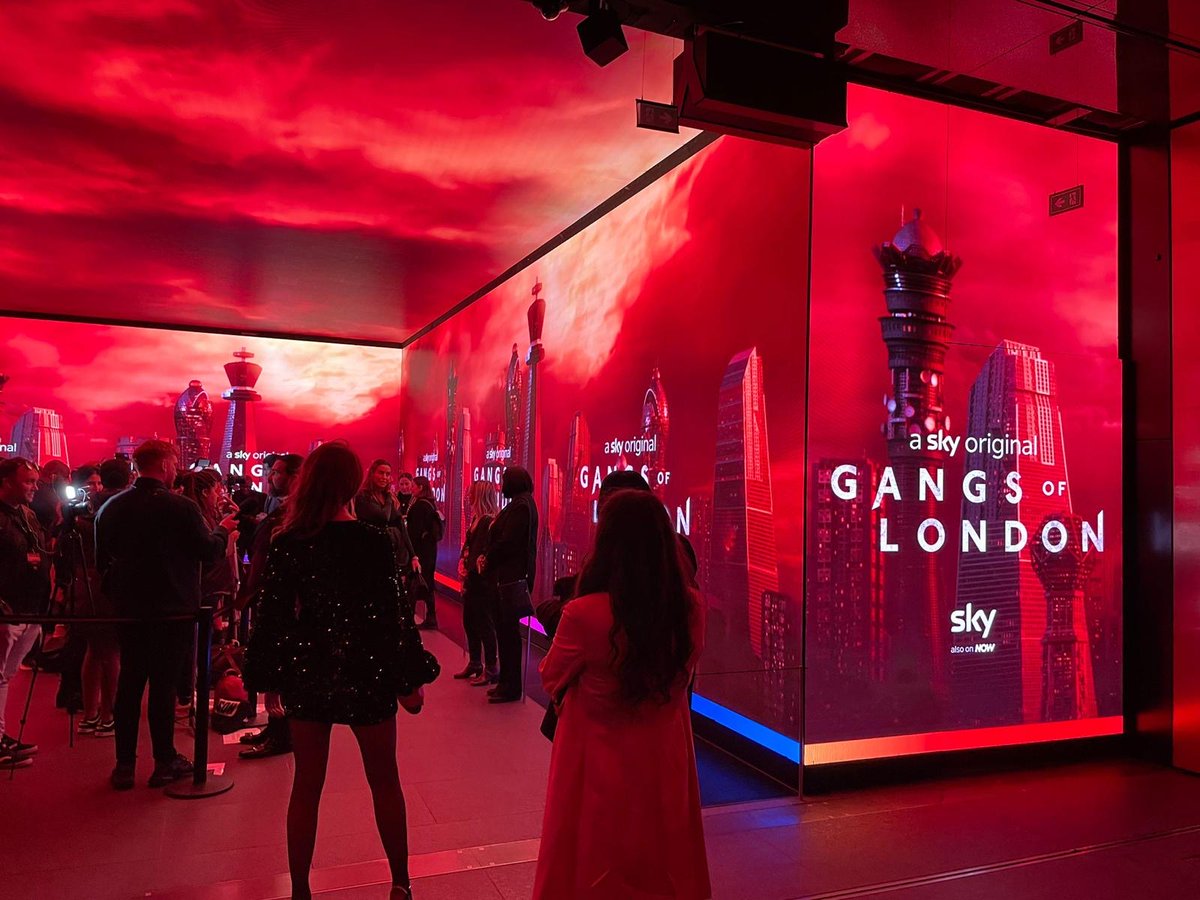We had the pleasure of attending the @gangsoflondon Season Two premiere. It was wonderful to see the cast and behind-the-scenes crew on the red carpet, supporting the event at the fabulous Outernet Venue. @skyTV @pulsefilms @sisterglobal #WeAreFilmAndTV #GangsOfLondon #Premiere