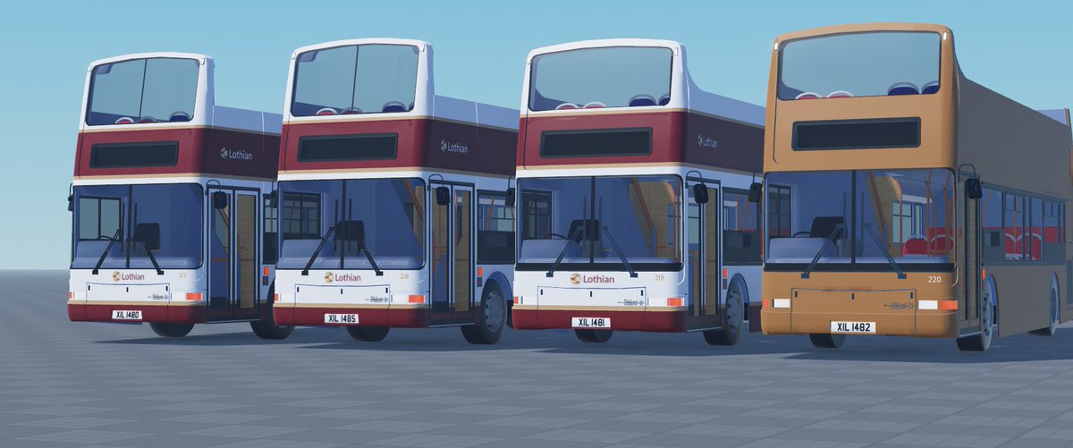 LBRBLX's tweet image. The 4 open-toppers now on Roblox.