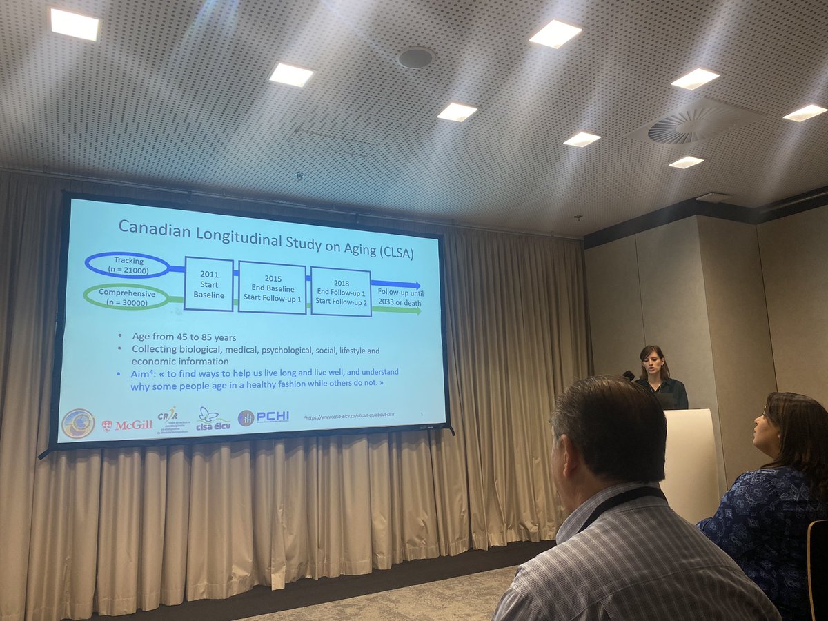 SaraAhmedHanano's tweet photo. #isoqol2022 Line Enjalbert @pchi_lab presenting modeling of predictors of health related quality of life using #clsa cohort data, #multi_morbidity #physical_function perceived #wealth and #socialsupport as significant and larger associations with #hrql https://t.co/1uDHYrknod