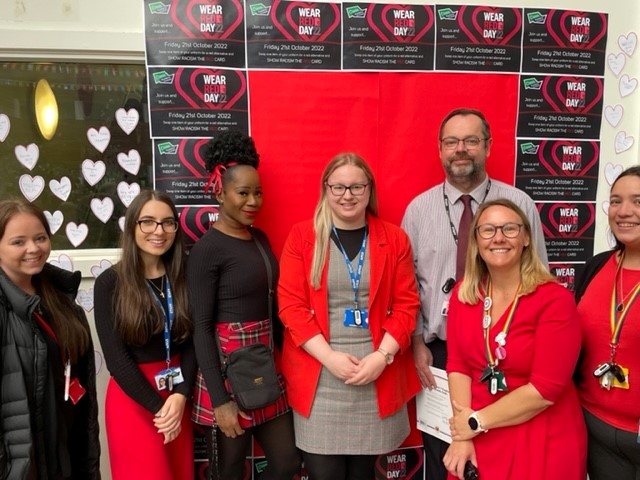 OasisCoulsdon's tweet photo. Wonderful to see so many of the OAC family in red today and writing messages to put on our #showracismtheredcard wall. https://t.co/LtPlhheL9p