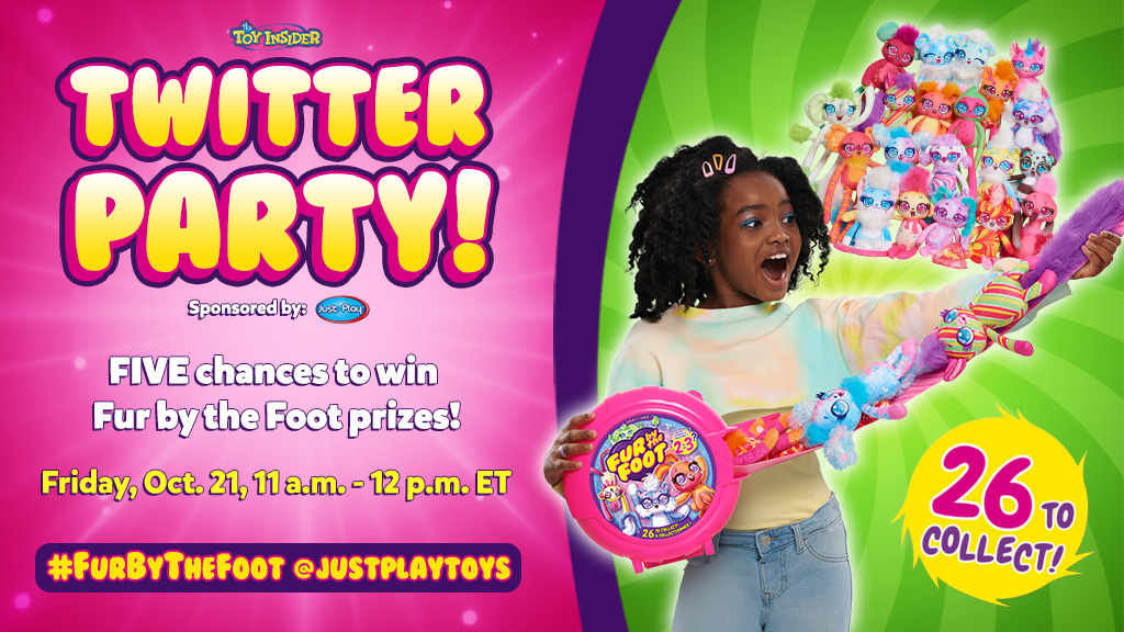TheToyInsider's tweet photo. Here we go! It's time for our #FurByTheFoot party with @justplaytoys! Welcome, everyone, let's get ready to roll out the fun! 👋🏻 https://t.co/hRpAIueIBH