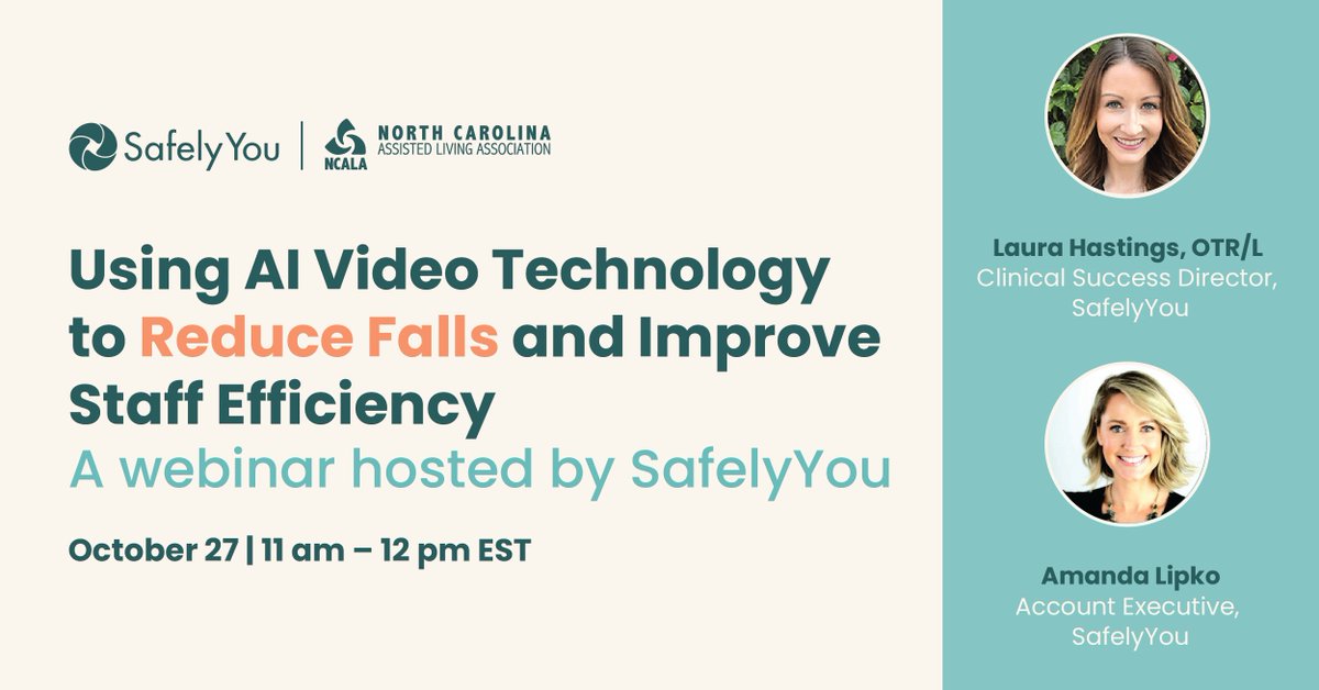 Our webinar with NCALA provides deep insights and intelligence for fall prevention, based on our expert clinical review of over 50K on-the-ground events. We’ll showcase how AI video technology can help reduce costs, retain staff, and keep residents safer. hubs.li/Q01ql6v00