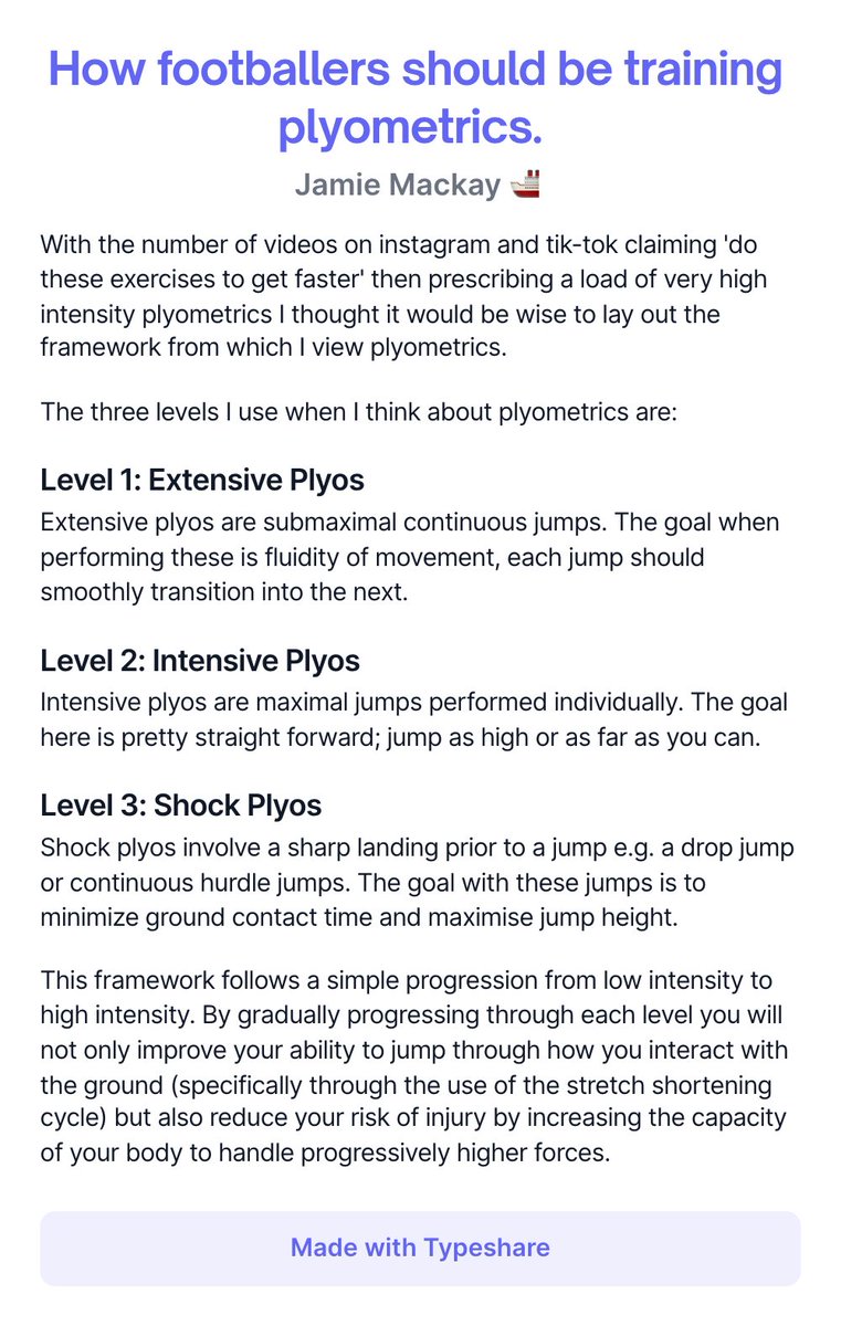 JamieMackay_SC's tweet photo. How footballers should be training plyometrics. https://t.co/7vxPDdGp6I