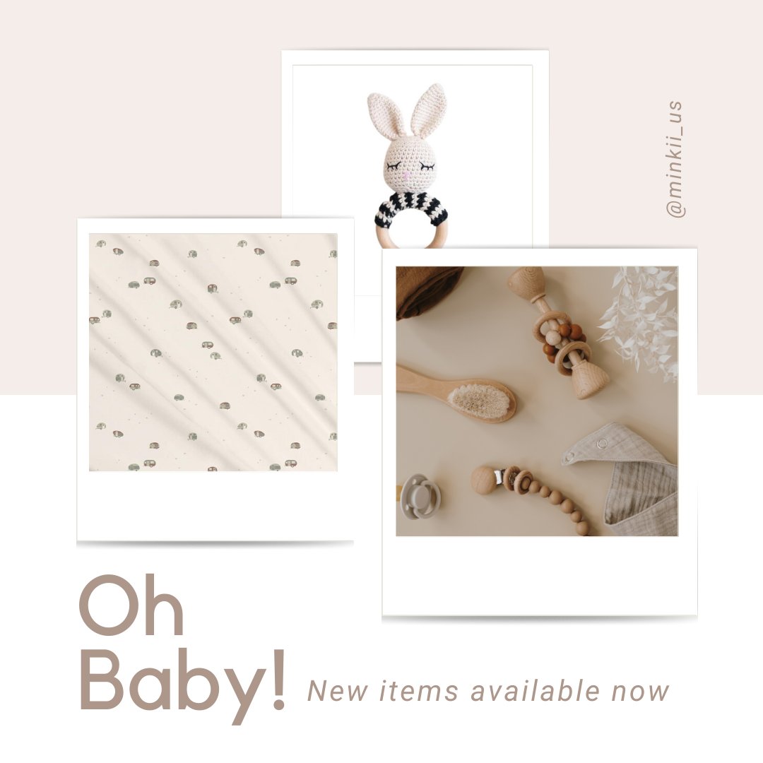 minkii_us's tweet photo. Check out our new items! The new rattles will be in shortly 🍼

#babyshower #newborn #baby #babygifts #postpartum #babyshowergift #newbornprops #babygift #momlife #pregnant #motherhood #pregnancy #parenting #babygirl #mommylife #babiesofinstagram #breastfeeding #melanin #kids https://t.co/r7djdDSI9P