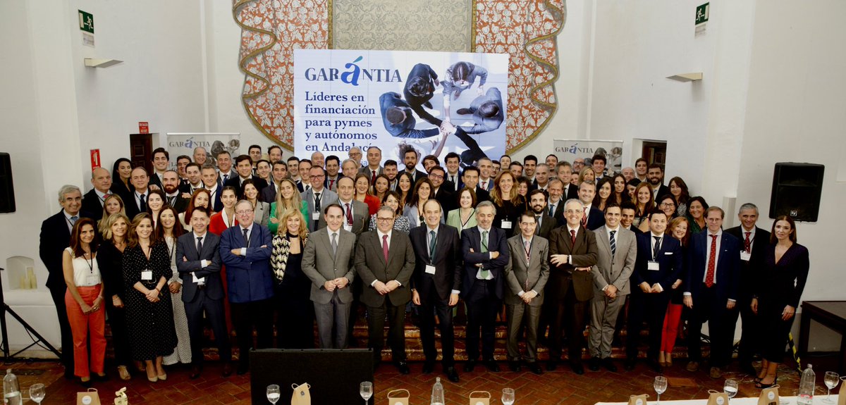 Hoy hemos celebrado la 4ª Convención anual de empleados de <a href="/SGR_Garantia/">Garántia</a> en Antequera con todas las personas que integran la SGR procedentes de las 8 oficinas en Andalucía.