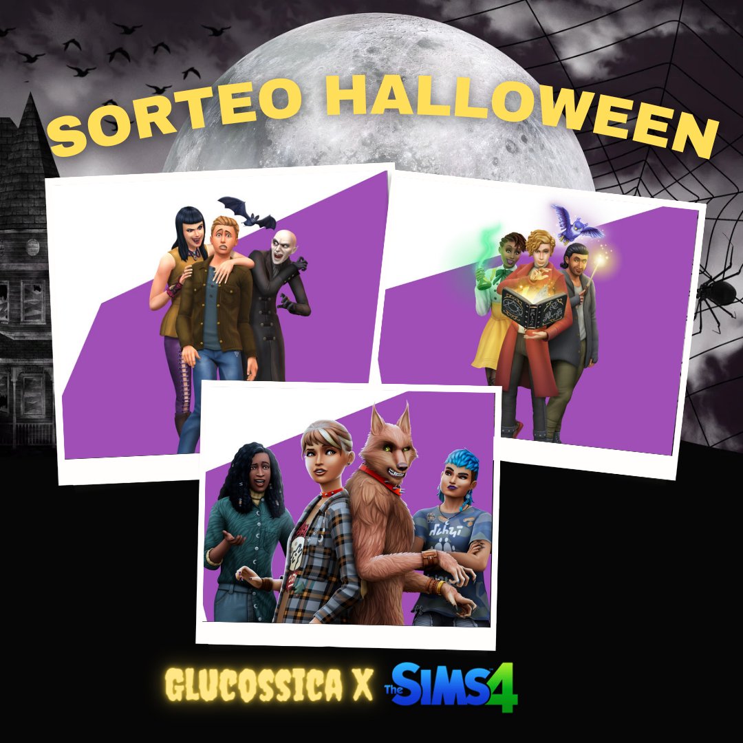 glucossica's tweet photo. 👻 Brujos, lobos y vampiros 👻

De la mano de #EACreatorNetwork os traigo un sorteo dónde podréis elegir uno de estos packs.

Requisitos:
- Seguir a @EA_Espana y a @LosSimsES 
-Seguirme a mi
-Dar RT y poner en los comentarios el pack que quieres 

¡¡Acaba el día 30 de este mes!! https://t.co/oc3jypZa9L