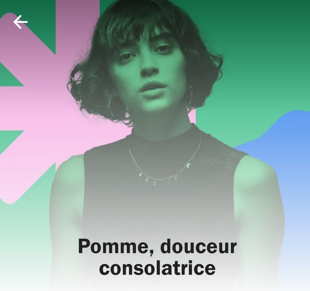 egaucher's tweet photo. Son concert symphonique sur @franceinter est une merveille de douceur et de poésie. Plongez dans l'univers de @Pommeofficial avec une playlist de podcasts qu'on vous a concocté en exclusivité sur l'app @radiofrance
https://t.co/ZHmuJA5pl5 https://t.co/T5cwb7IipC