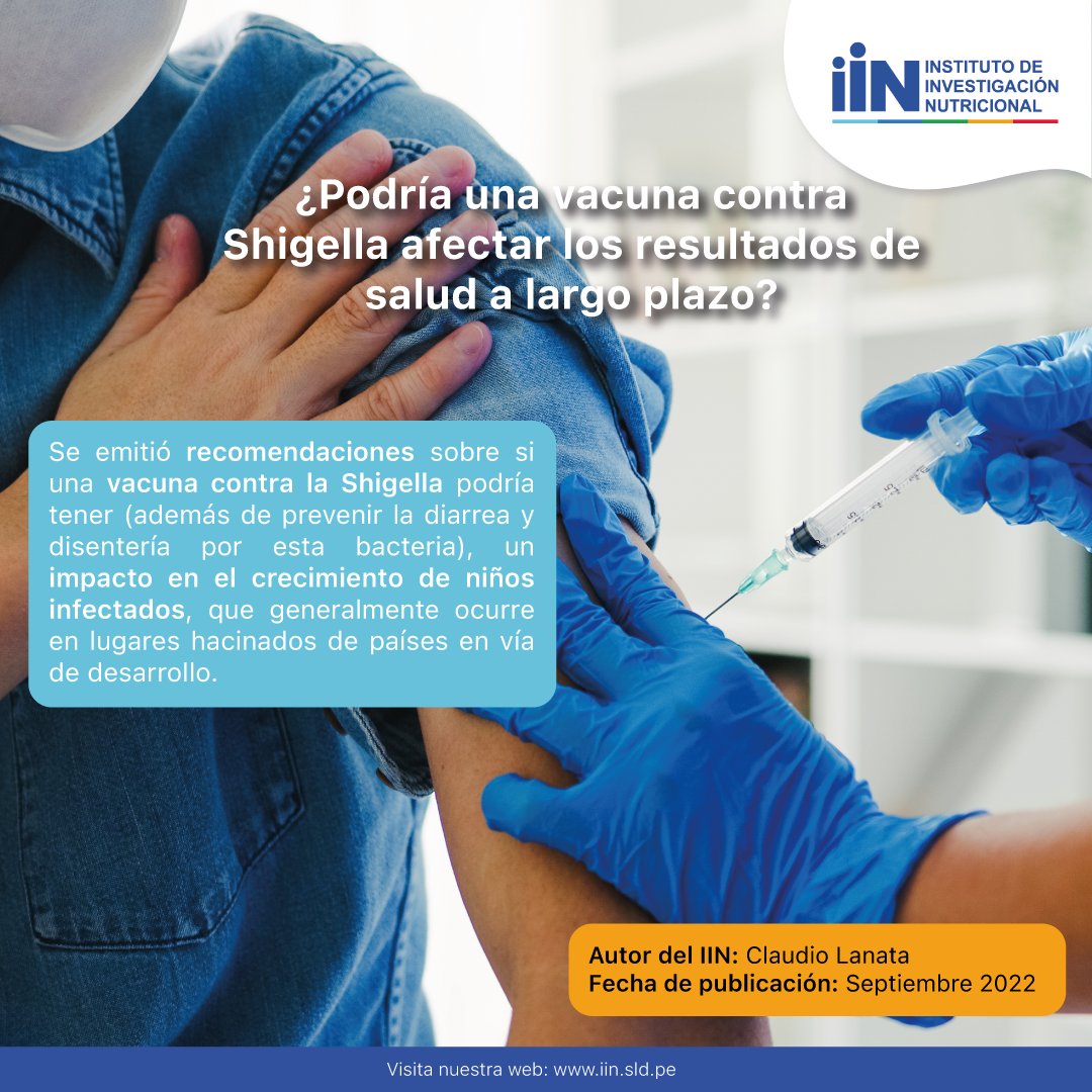 #InvestigacionesIIN 🔍

¿Sabías que en el pasado algunos tipos de la bacteria Shigella fueron causa de importantes brotes epidémicos? 🧐

➡️ Encuentra la nota de prensa completa que el Dr. Claudio Lanata realizó para nuestra página web: bit.ly/3fFzLPZ