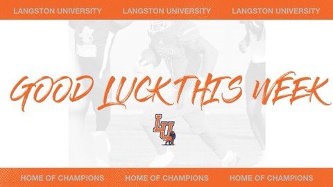 Thank you <a href="/Coach_Griffin32/">Kevin Griffin</a> <a href="/LangstonLionsFB/">Langston Lions Football</a>