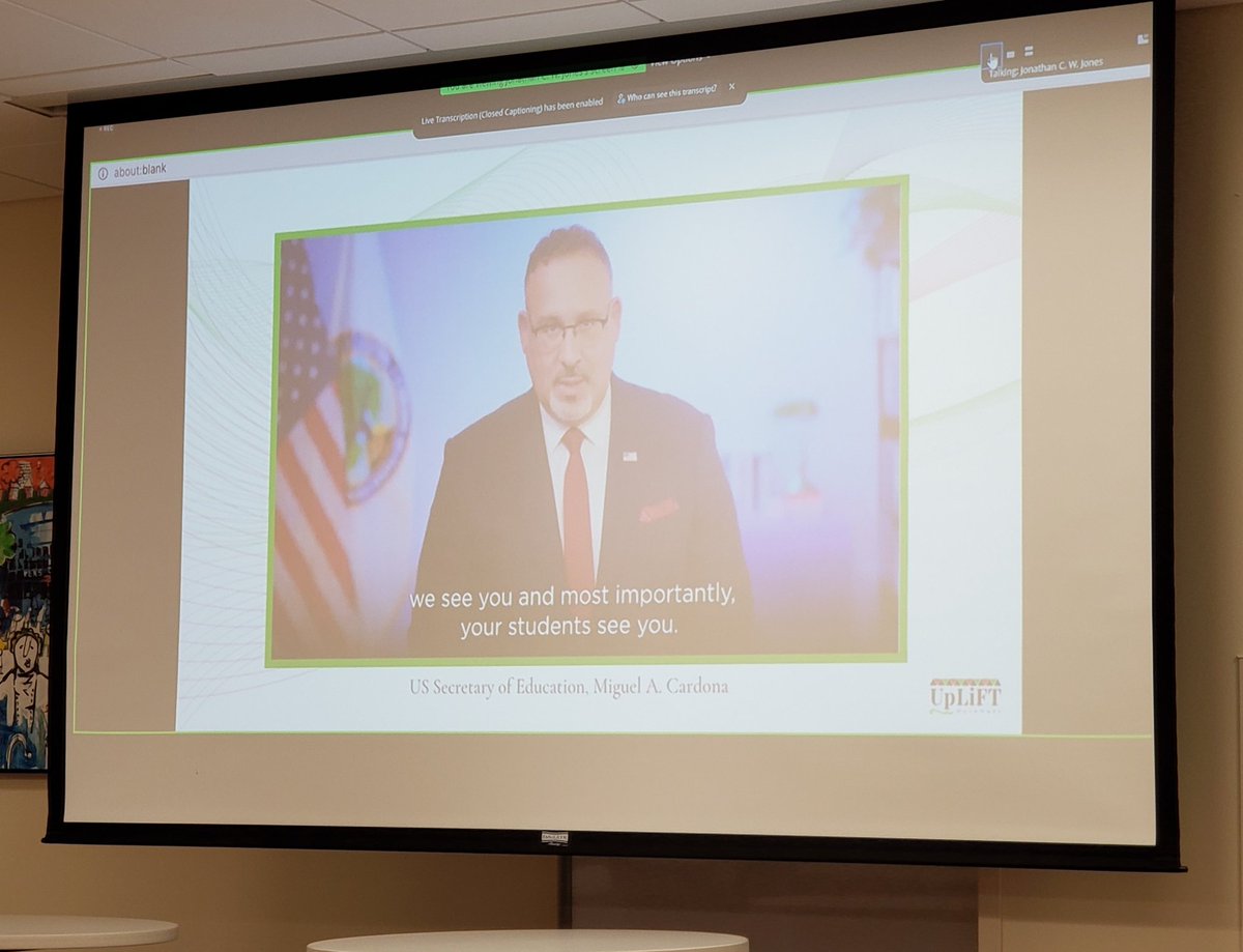 MartinOdimaJr's tweet photo. It was an honor to hear from @SecCardona at the @UpLIFTMov Actions To Diversify The Teacher Workforce Symposium. #representationmatters #TGS22 #UpLiFT @SPPS_News @SUTR_SPPS @UST_SOED https://t.co/v0M1ZeQCXx