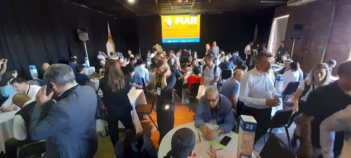 RondasCame's tweet photo. #Ahora desde la Ronda de Negocios de @redcame , sector alimentos en la FIAR 2022 en Rosario.
Gran convocatoria de Supermercados y proveedores.👏👏👏 https://t.co/FFrZN8EDIU