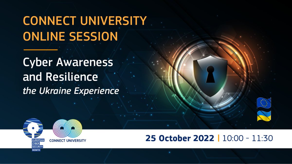 Join #ENISA ED <a href="/Le_Passar/">Juhan Lepassaar</a> to mark the 10th #CyberSecMonth anniversary in a special session. 

Focusing on Cyber Awareness &amp; Resilience, we will be joined by 🇺🇦 #cybersecurity authorities to discuss cyber threats, skills &amp; awareness raising.

Register here: digital-strategy.ec.europa.eu/en/events/cybe…