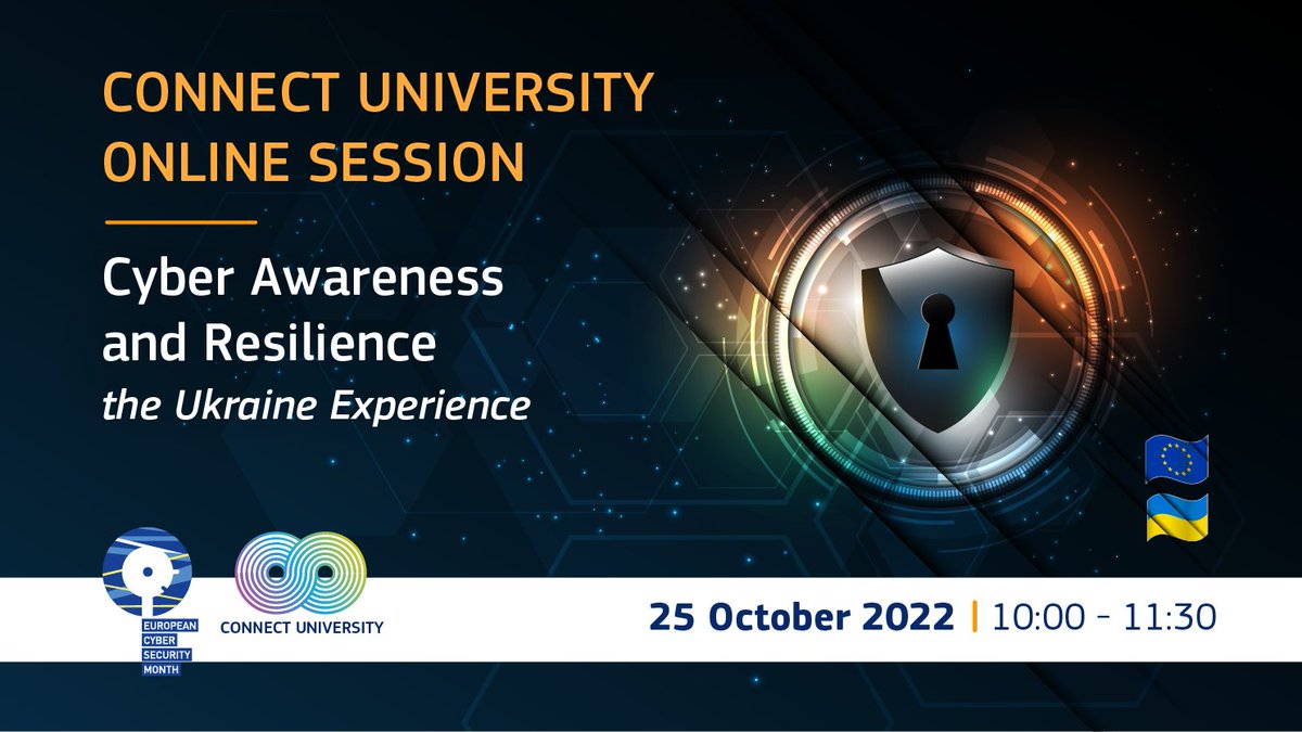 Join #ENISA ED @Le_Passar to mark the 10th #CyberSecMonth anniversary in a special session. Focusing on Cyber Awareness & Resilience, we will be joined by 🇺🇦 #cybersecurity authorities to discuss cyber threats, skills & awareness raising. Register here: digital-strategy.ec.europa.eu/en/events/cybe…