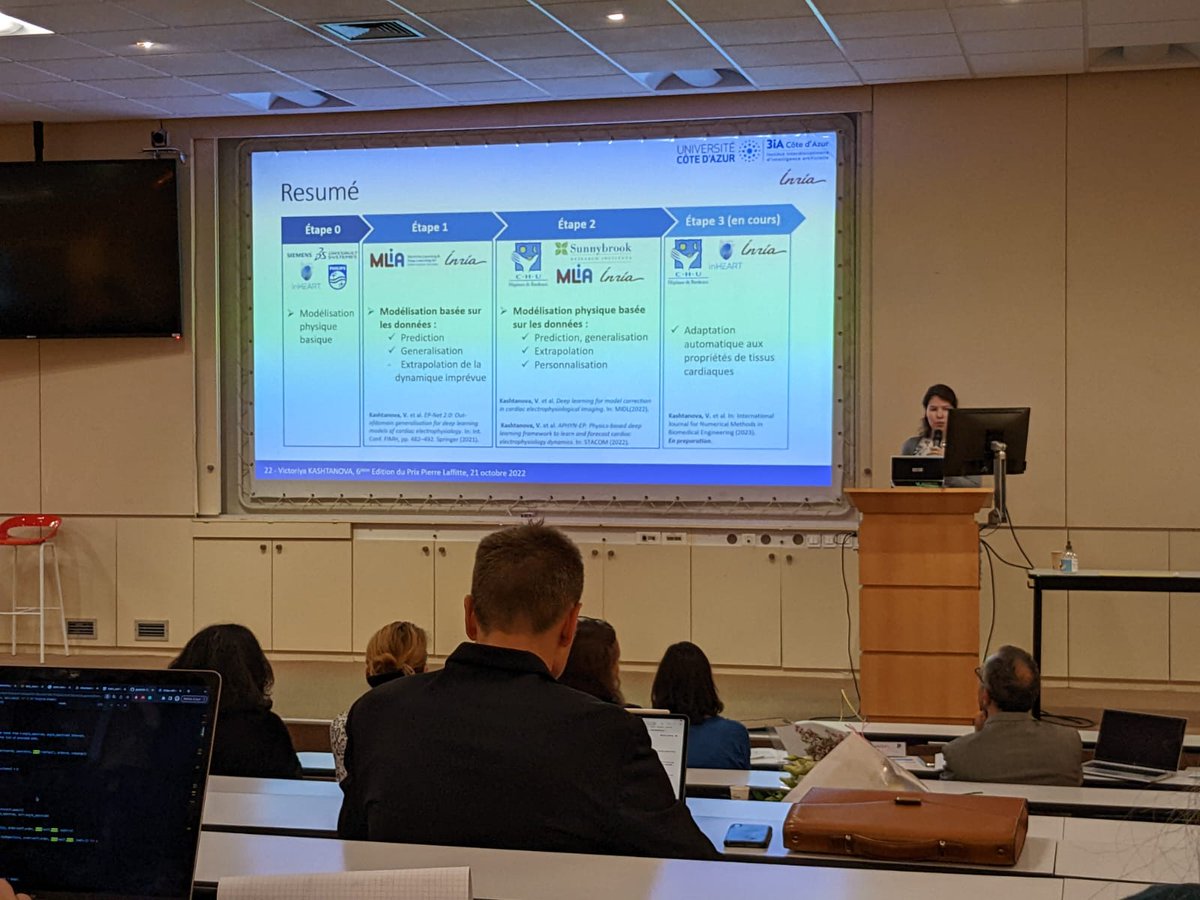 Inria Epione (@inriaepione) on Twitter photo Congratulations to our two PhD students Victoriya Kashtanova and Yingyu Yang who presented their work during the #PrixPierreLaffitte! <a href="/Mines_Paris/">Mines Paris - PSL</a> <a href="/inria_sophia/">Centre Inria d'Université Côte d'Azur</a> Congratulations to our two PhD students Victoriya Kashtanova and Yingyu Yang who presented their work during the #PrixPierreLaffitte! <a href="/Mines_Paris/">Mines Paris - PSL</a> <a href="/inria_sophia/">Centre Inria d'Université Côte d'Azur</a>
