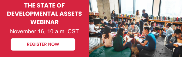 SearchInstitute's tweet photo. 💻Free Webinar! Join our CEO, Ben Houltberg, for a powerful discussion around #DevelopmentalAssets and the role they play in #PositiveYouthDevelopment! Register now: https://t.co/rq6EQj8xXJ https://t.co/COF4VGez89