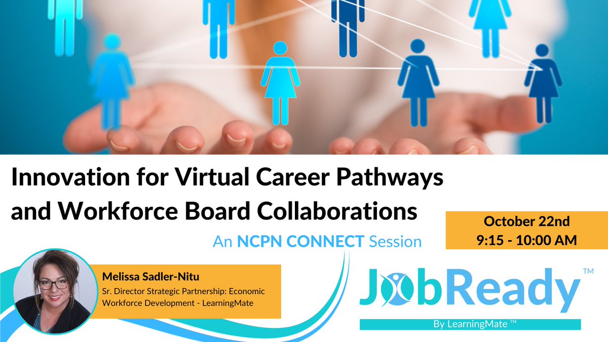 Innovative, cost-effective virtual integrated education training (IET) programs make the impossible possible for #workforce administrators and practitioners. Find out how in our <a href="/NCPNconf/">National Career Pathways Network (NCPN)</a> Connect session tomorrow! hubs.la/Q01mTpLn0 #workforcedevelopment #jobready