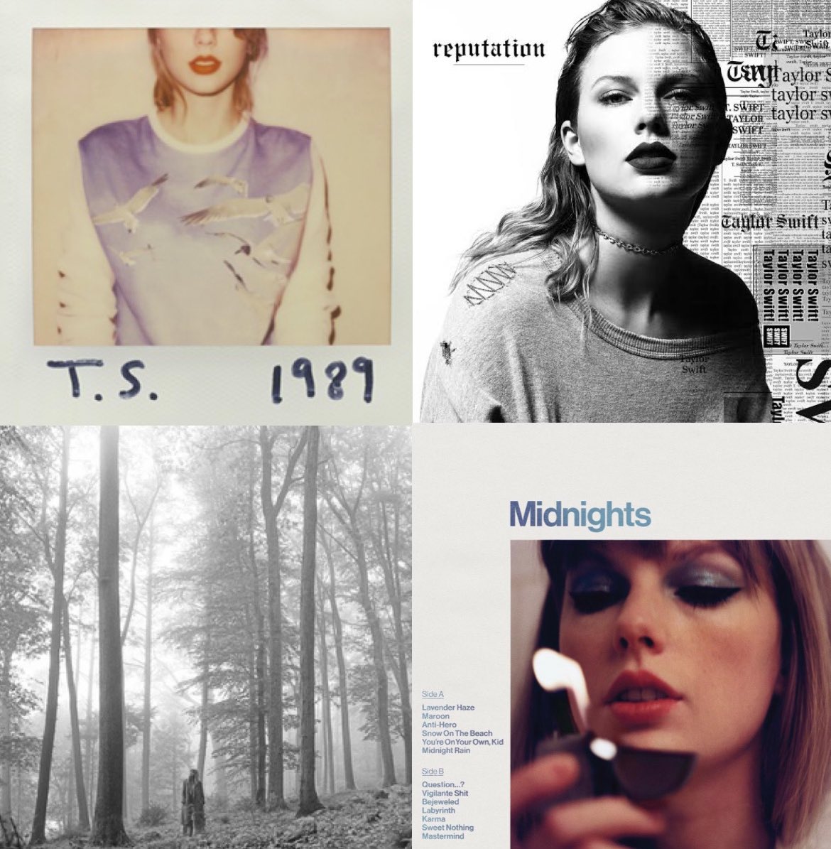 taylor swift albums that doesn’t have a title track just hits different
