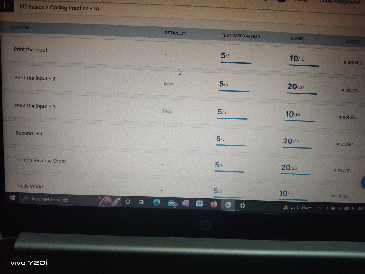 chhavityagi58's tweet photo. Got started with #python
Completed Coding Practice - 1A with the topics of I/O Basics.
#ccbp #rahulatturli 2nd day of #100daysofcoding #ccbpian #techfoundation #pythonprogramming #inputoutput https://t.co/1YUDzN7f9y