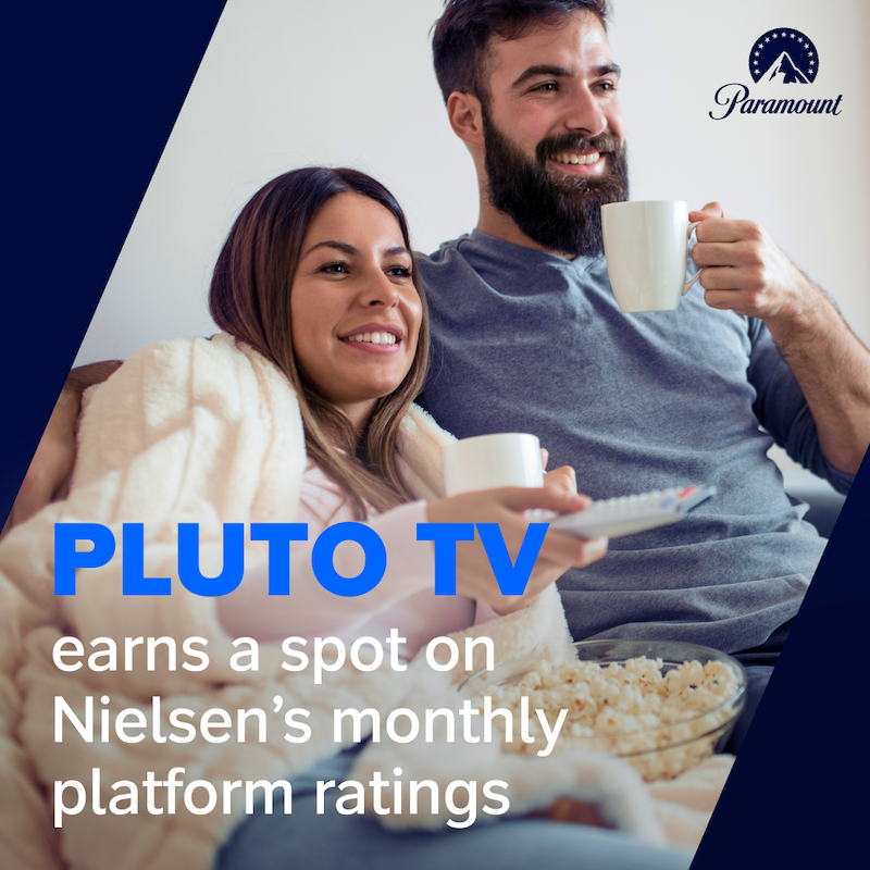 paramountco's tweet photo. This is a major milestone for streaming &amp; for our favorite FAST service. Kudos @PlutoTV!
