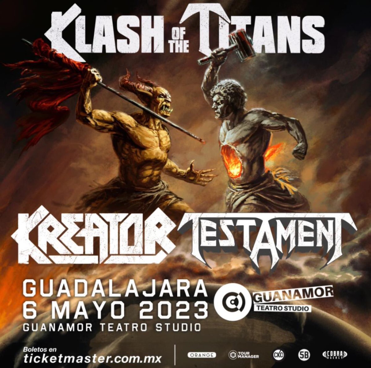 .@GuanamorTeatroS lo hace oficial, serán el venue para el conviene de <a href="/kreator/">Kreator</a> y <a href="/testament/">Testament</a>.