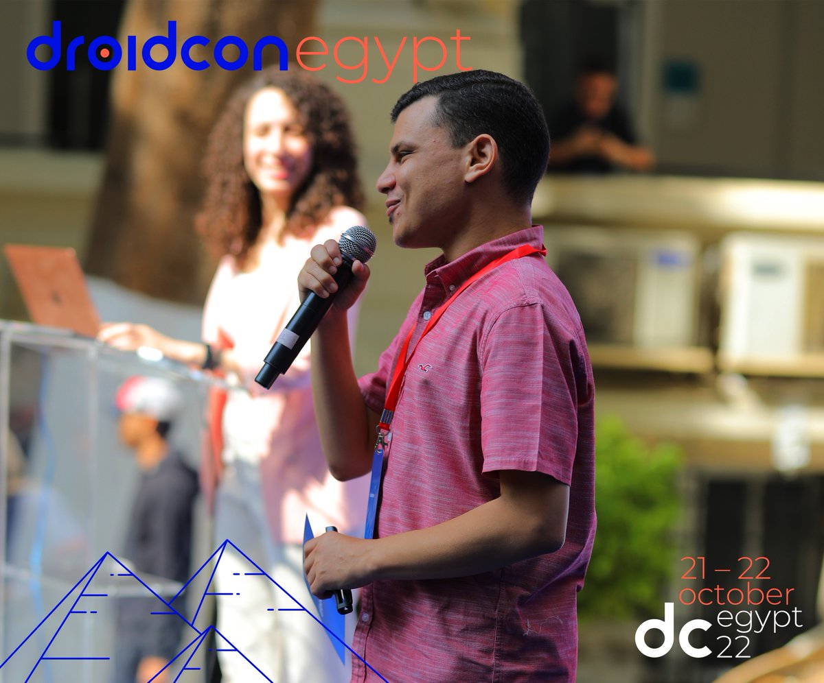 It's great to be here! We hope you will enjoy droidcon Egypt as much as we do.
Stay tuned for next 😃
#dcegy22