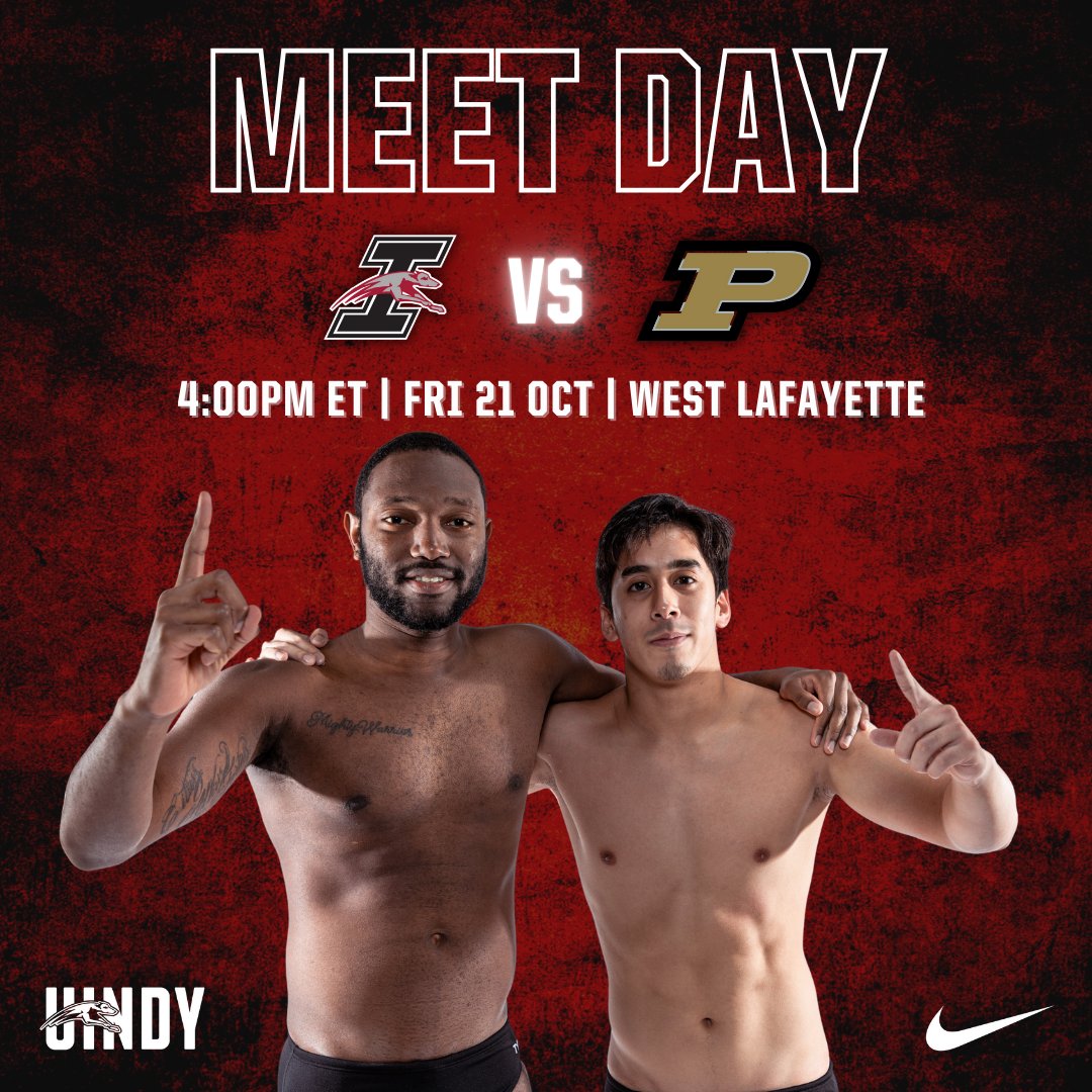 UIndySwimDive's tweet photo. It's Meet Day‼️ UIndy Hounds VS Purdue Boilermakers. UIndy travels to West Lafayette, Indiana. Meet starts at 4PM. Let's Go Hounds.
#Hounds #swimming #Purdue #dualmeet #UIndy #Indianapolis https://t.co/VcTmHCOjhC
