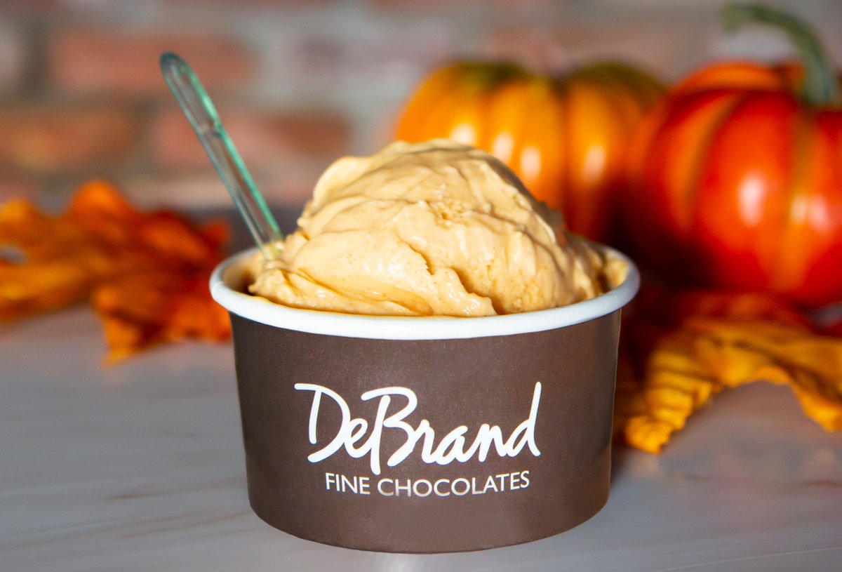 DeBrandFineChoc's tweet photo. Pumpkin spice and everything nice ππ #PumpkinGelato https://t.co/AENqgKobqM