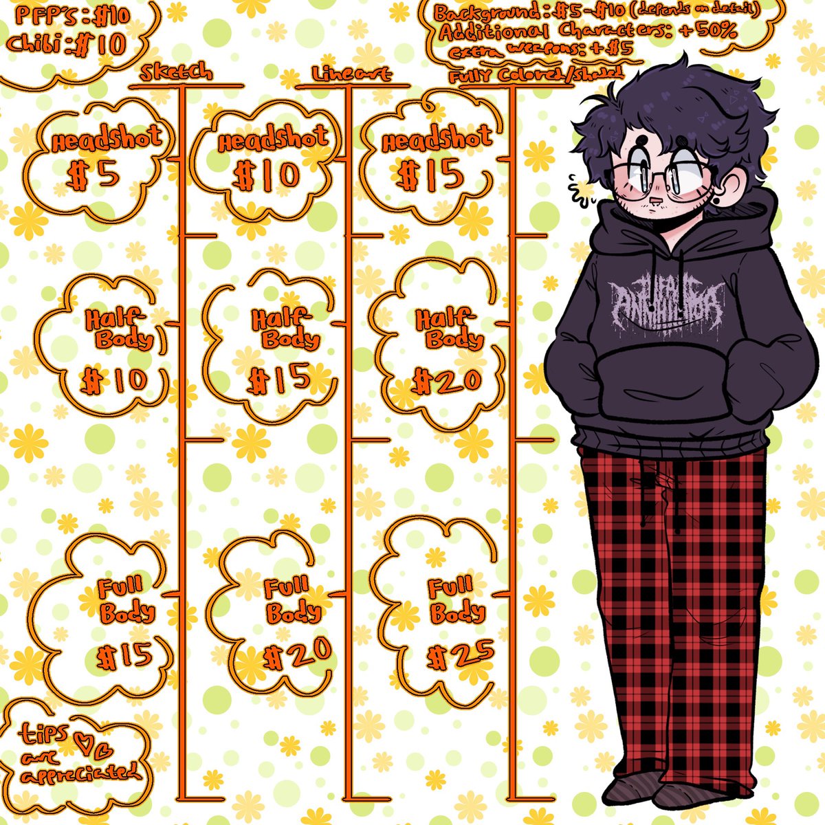 CreepDrawsYT's tweet photo. COMMISSIONS ARE OPEN WITH MY NEW AND IMPROVED COMMISSIONS SHEET!! 
I currently have 4 commission slots open!! (Will update as they fill up) if you are interested, DM me and we can discuss what you would like!!
•
•
•
#comissionsopen #DigitalArtist #digitalart #artcommissions https://t.co/f02xarIKQY
