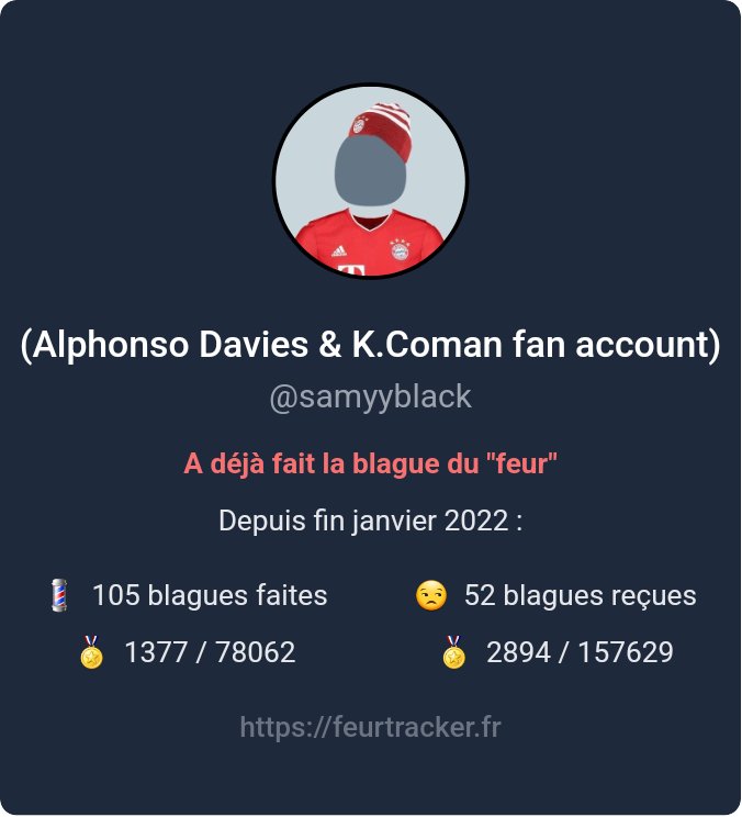 Anti__Feur__Bot's tweet photo. @samyyblack https://t.co/Eqb70xszDE
