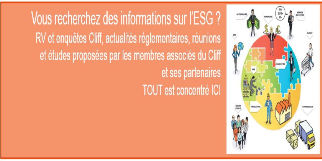 Tout sur l'#ESG
Membres du <a href="/ircliff/">Ircliff</a>, afin de faciliter votre recherche d'informations sur les sujets #ESG, nous avons concentré les contenus les concernant
👉 cliff.asso.fr/fr/membre/arti…
Aussi les nouvelles publications #ESG de nos membres associés <a href="/DeloitteFrance/">Deloitte France</a>  <a href="/Labrador_France/">Labrador Transparency</a>