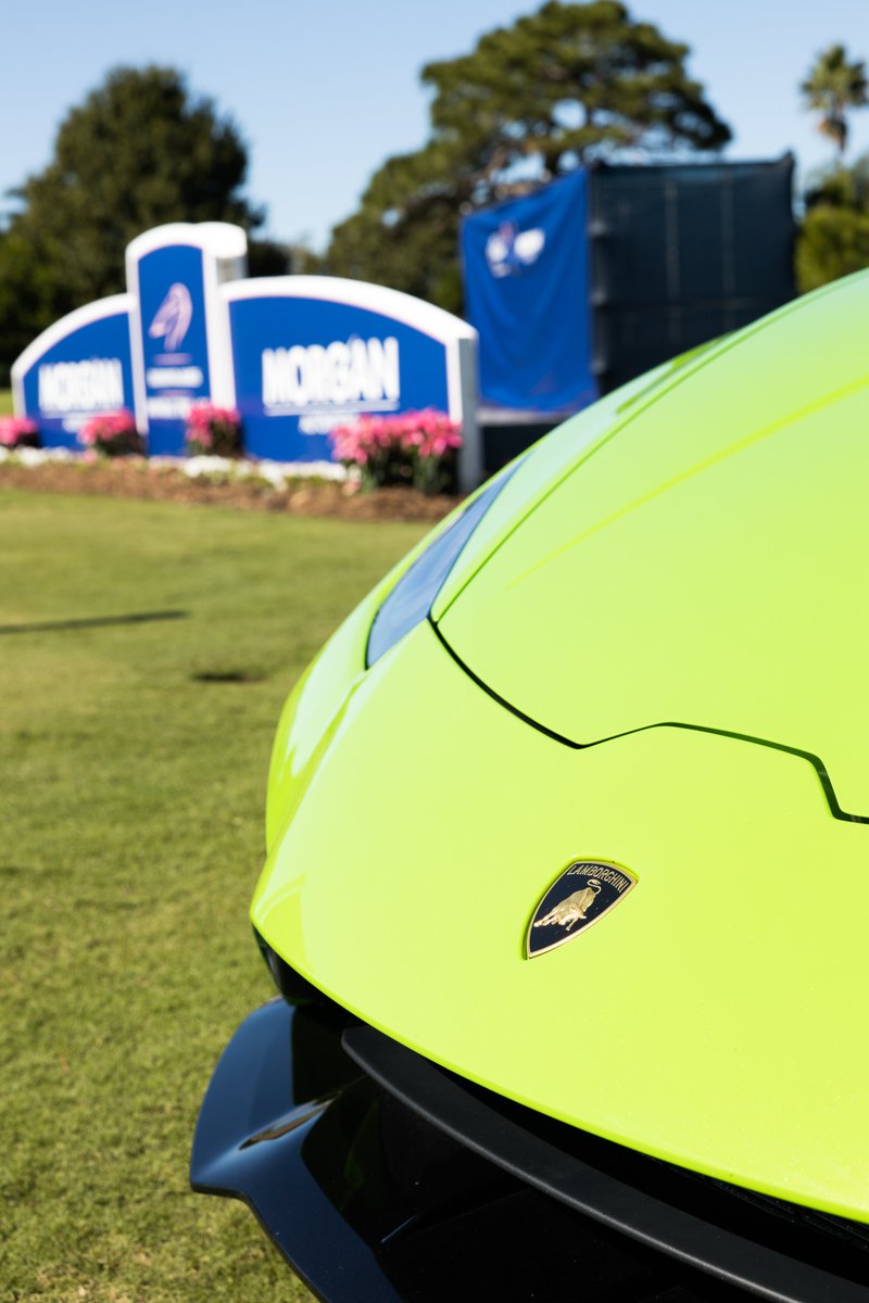 Keep an eye on the 12th hole this year to see which LPGA professionals will walk away with a Lamborghini from @morganautogroup.