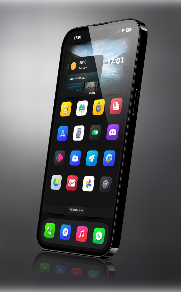TeboulDavid1's tweet photo. Dark mode โ๏ธ with #Widgy on #iPhone14ProMax ๐ด๐ด๐ด
.
.
๐ Icons @OuniDesigns
.
.
#ios16homescreen
@screenshot_pro
#iOS1603
#iconboard
#ios16icons
#shortcuts
#Wallpaper me
#iPhone14ProMax https://t.co/zA5cFRqgn3