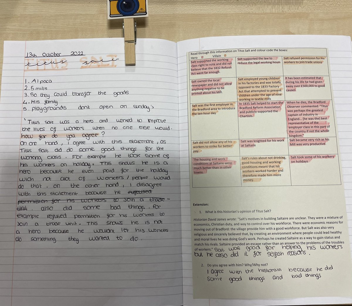 Aimee in Y8 wanted to show her #BookLikeABeckfooter this week!