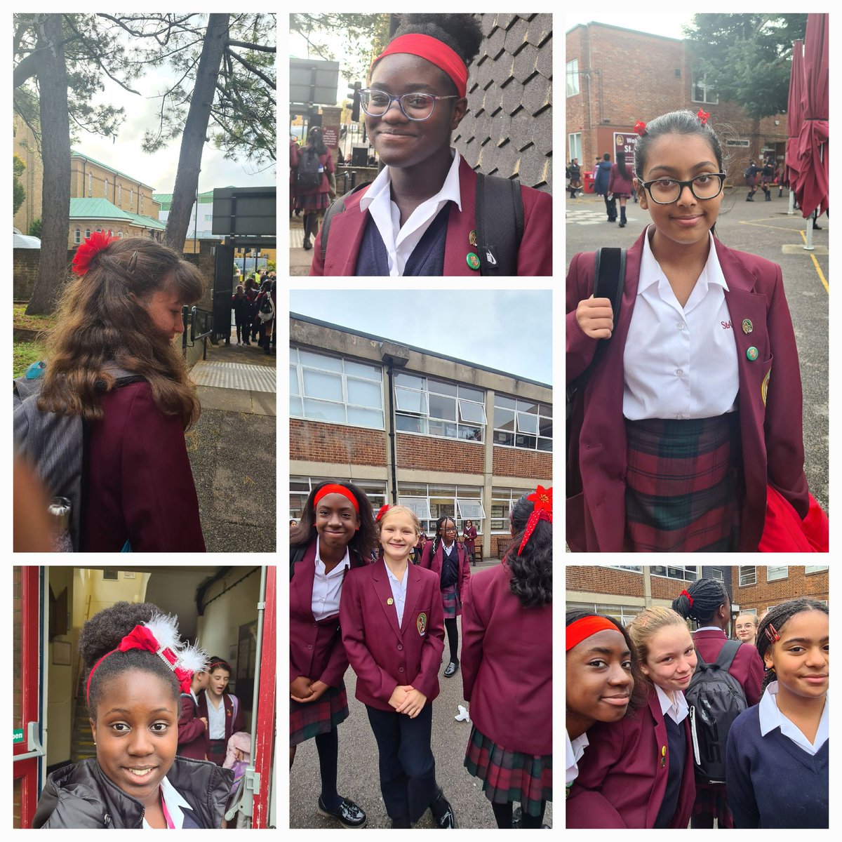 We 'showed racism the red card' today. <a href="/StAnnes_N13/">St. Anne's Catholic High School for Girls</a> #wearredday2022