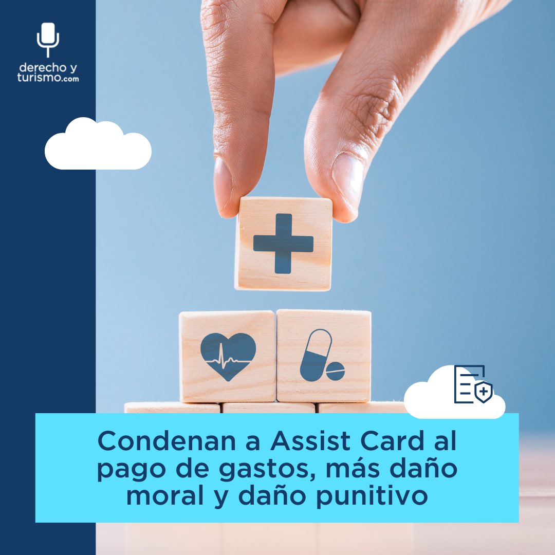 Se condenó a Assist Card al pago de gastos médicos más $280.000 por daño moral y $800.000 por daño punitivo.
Para conocer más de este caso, 👉 bit.ly/3TJOFDF 
🤔¿Qué opinan del caso? anímense a dejarme sus opiniones y comentarios.

#derechoyturismo
