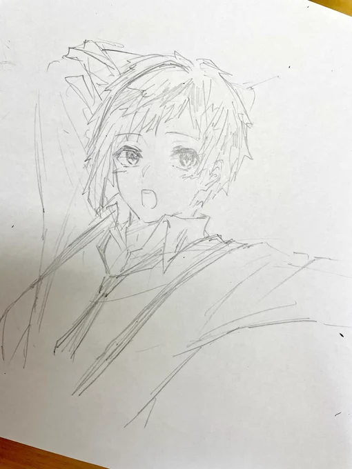 深夜のラクガキ楽しい〜てことで寝ます 